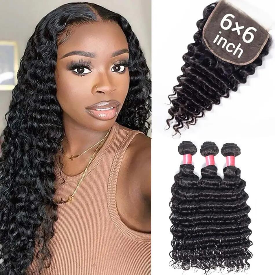 wet and wavy sew-in hair set