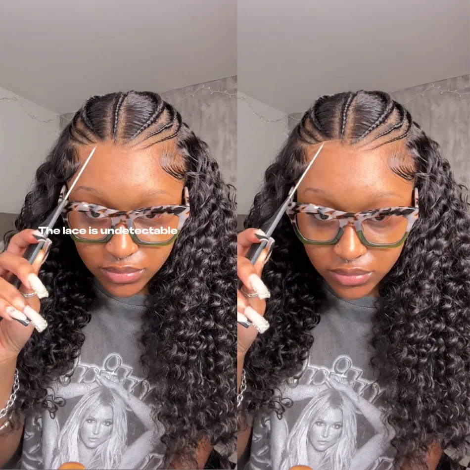 human hair braided wig