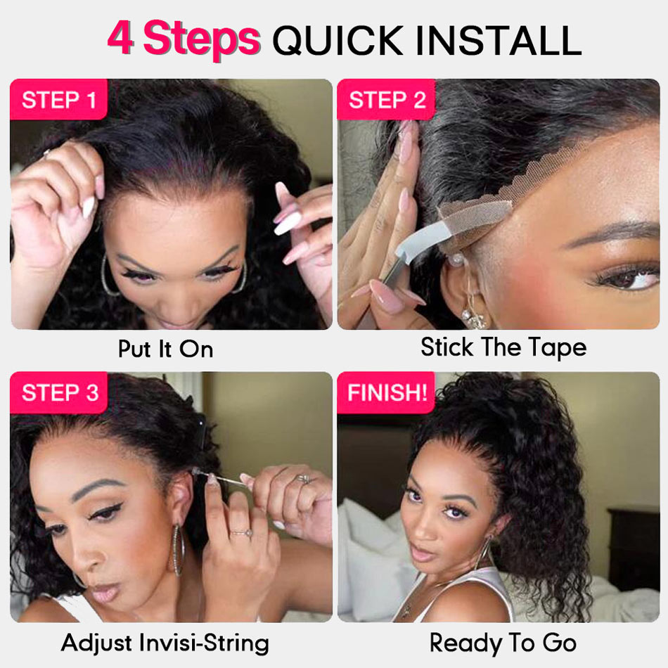 how to apply magic tab glueless wig