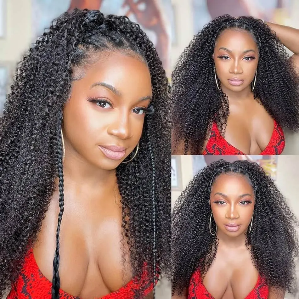 curly half wig
