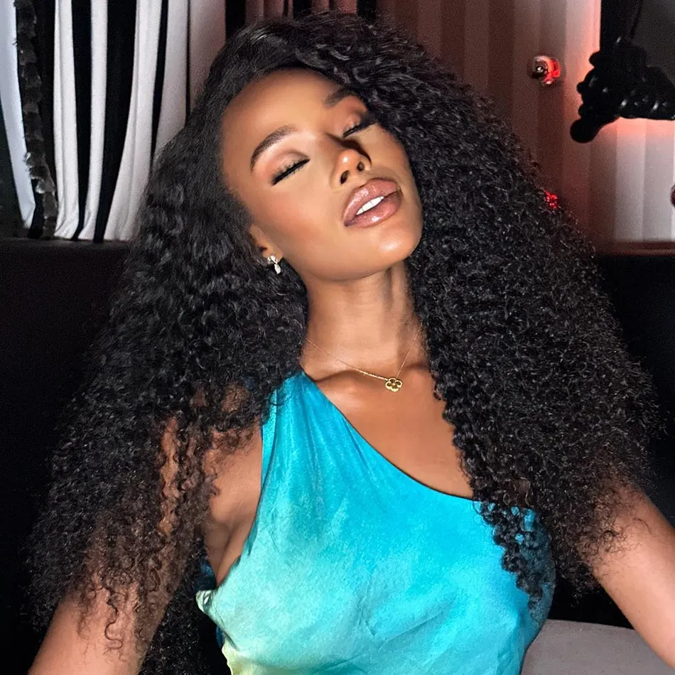 voluminous curls half wig