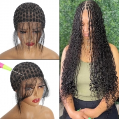 Double Full HD Lace Crochet Wig Cap With Baby Hair for Making Crochet Wigs, Premade Square Knotless Lace Front Wig