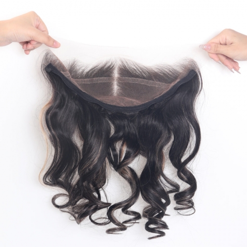 【Replacement Top】13x6 HD Lace Frontal 1B/27 Highlights with Seamless Zipper