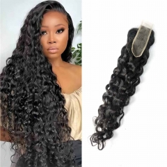 【Bundles+ 2x6 Lace Closure】Raw Burmese Curly Unprocessed Virgin Human Hair With 1PC Thin HD Lace Closure