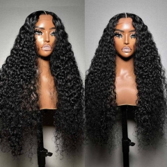 Raw Burmese Curly 2x6 HD Lace Kim K Closure Wig PreBleached Knots PrePlucked Natural Hairline