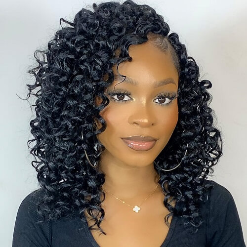 Human Crochet Hair Curly