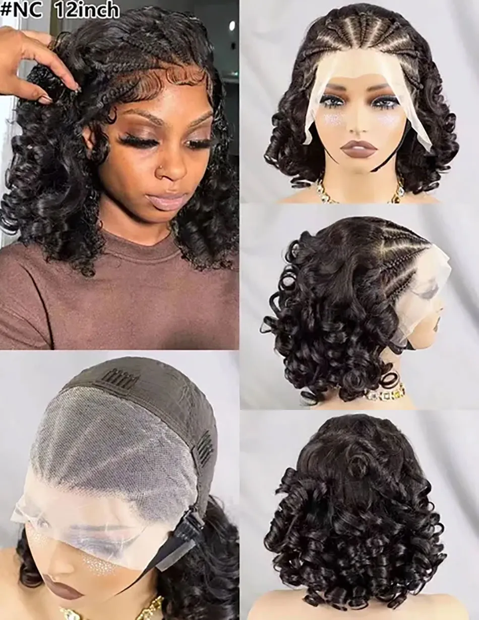 human hair braided wig fulani braids