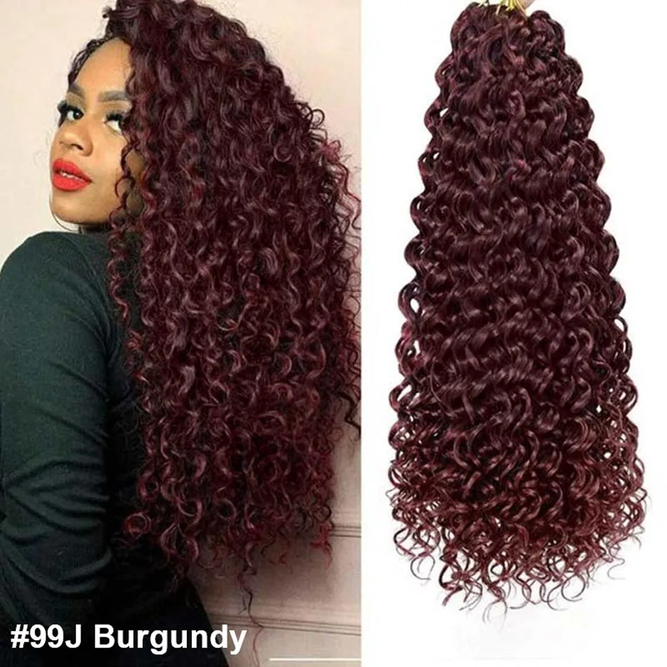 burgundy crochet hair human hair