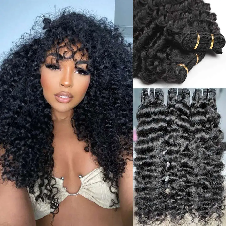 burmese curly hair bundles