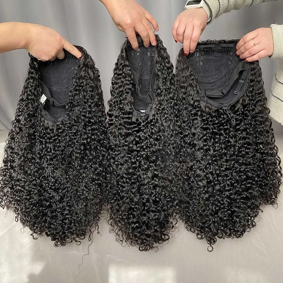 pixie curly half wig