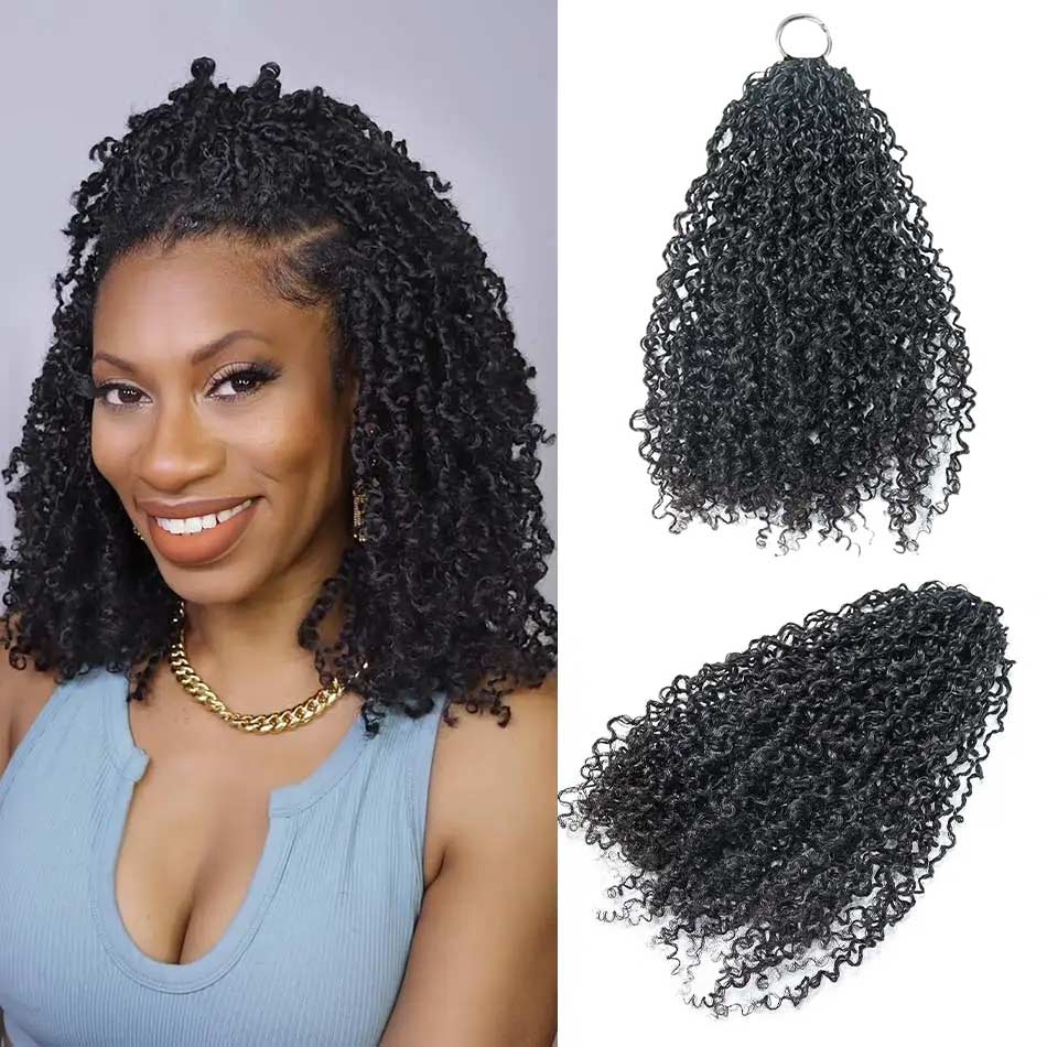 curly crochet hair human hair