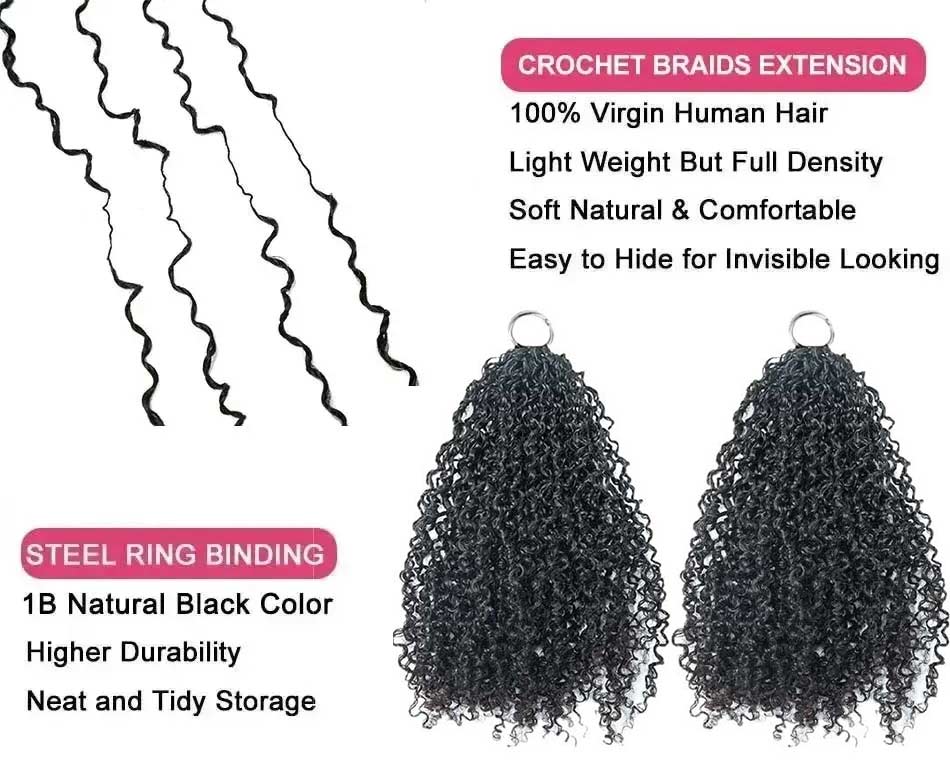 human hair crohet hair