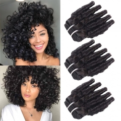 Brazilian Funmi Hair Curly Weave 3Pcs Bundles 100% Human Hair Magic Curl Extension