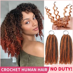 【Colored Miracle Knots Crochet Hair】#P2/30 #T1B/30 #P30/613 Knotless Crochet Braids Human Hair Pre-looped Extensions Protective & Easy Install