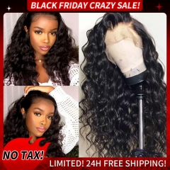 HD Lace 13*4 Lace Frontal Wig Loose Curly 180% Density Silky Human Hair