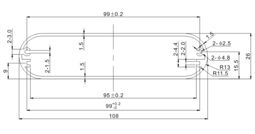 GPS Aluminum enclosure custom red anodized enclosures