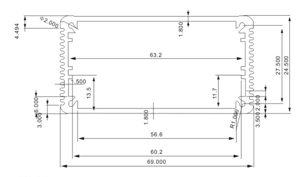 Distributed chassis equipment chassis cabinet for distributor machining