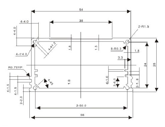 extruded aluminum box aluminum project enclosure aluminum extrusion enclosure