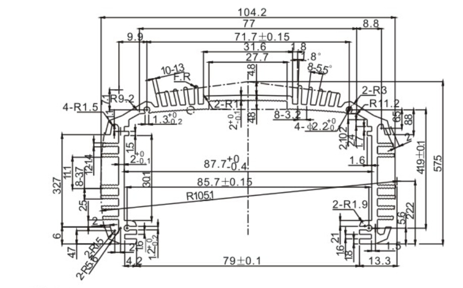 electronic project box aluminum project enclousre case extrusion U shap