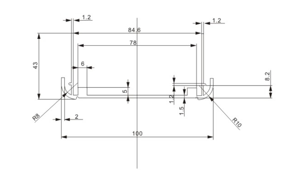 Aluminum front control panel aluminum stamping plate Stamping panels manufacturer in China