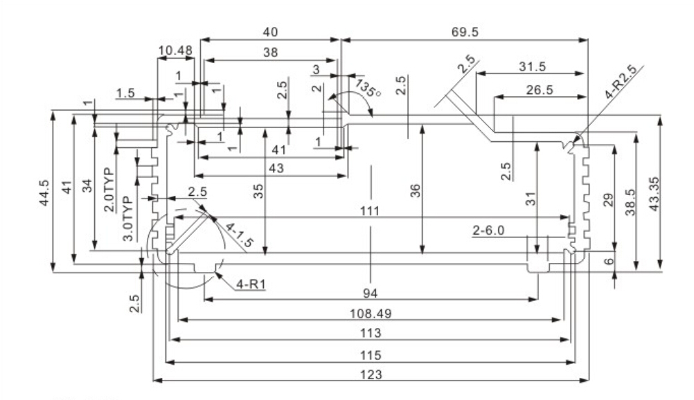 Aluminum extrusion enclosures