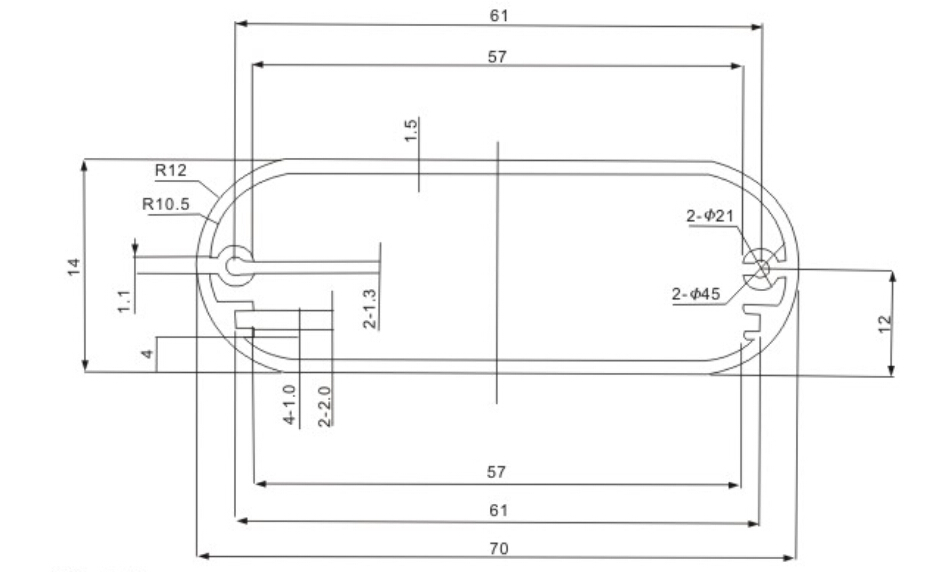 Aluminum extrusion enclosure,hot sale in Asia