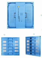 P3 aluminum LED display cabinet with aluminum profile and sheet parts design