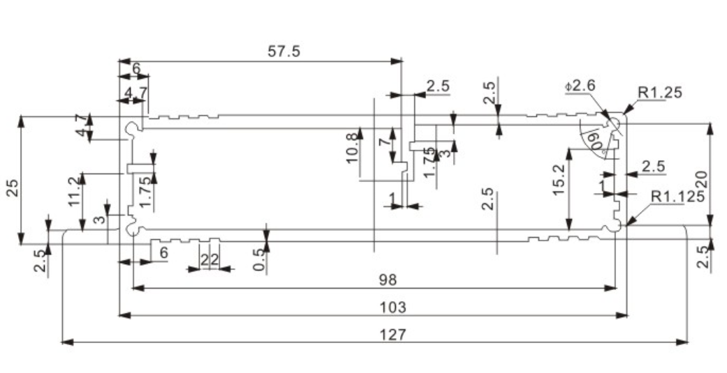 Aluminum enclosures ,aluminum extrusion enclosures