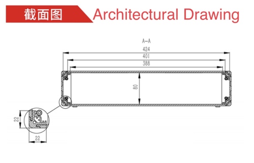 OEM/OEM 19' Rack Chassis in High Aluminum material ethernet server device chassis