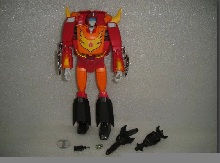 No Box MP-09 Rodimus Figure and Weapons Only - No Trailer Upgraded Version