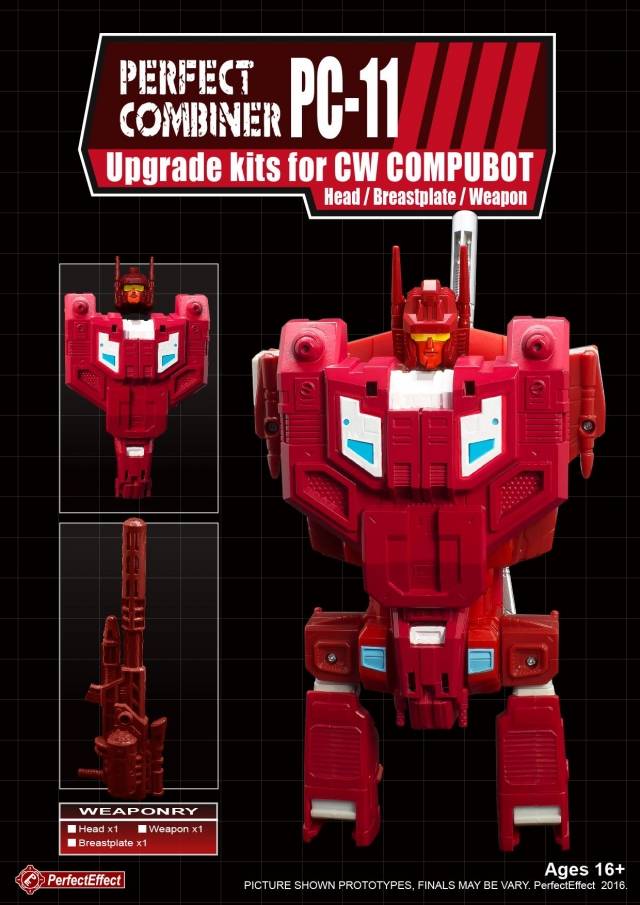 PC-11 PERFECT COMBINER UPGRADE SET COMPUTRON PART 1