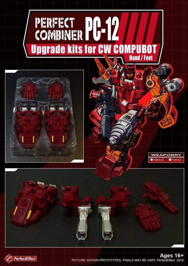 PC-12 PERFECT COMBINER UPGRADE SET COMPUTRON PART 2