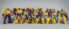 TOYWORLD - CONSTRUCTOR -SET OF SIX - YELLOW VERSION