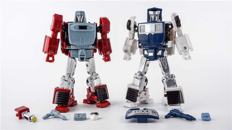 (TOY VERSION) X-Transbots MM-VI Boost and MM-VII Hatch