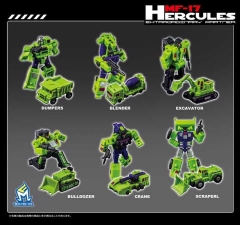 MechFansToys MF-17 Hercules (Green Version)- Set of 6 Figures