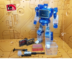 THF Toy House Factory Sonic Wave MP-13 Clear Version (/w Laserbeak + Buzzsaw)