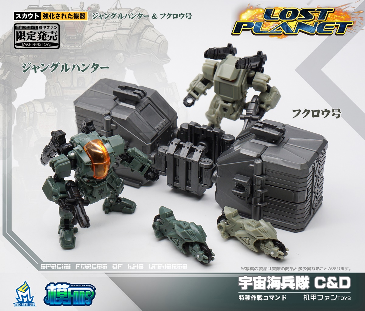 MechFansToys Lost Planet Powered-suit DA08C & 08D set