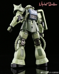 Metal Soldier 1/100 MS01 ZAKUII Green Chogokin Metal Bulid