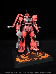 Metal Soldier 1/100 MS02 ZAKUII Red Chogokin Metal Bulid