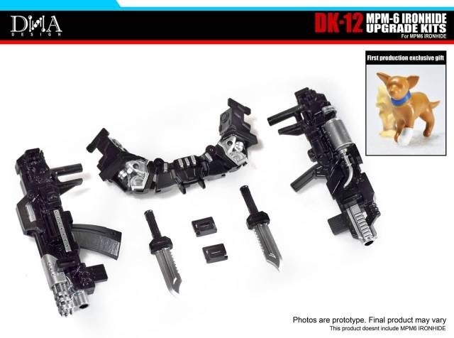 DNA DESIGN - DK-12 MPM-6 MASTERPIECE IRONHIDE UPGRADE KIT