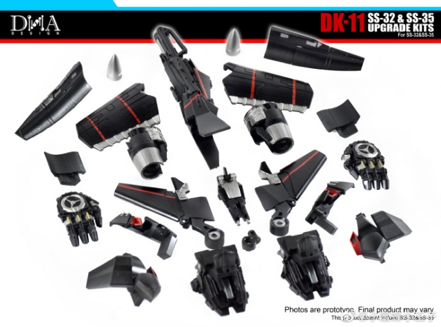 DNA DESIGN - DK-11 SS-32 SS-35 STUDIO SERIES JETFIRE & OPTIMUS UPGRADE KIT