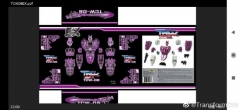 Transform Dream Wave TCW-08EX POTP Abominus Anime Colour Version Add-on-Kit
