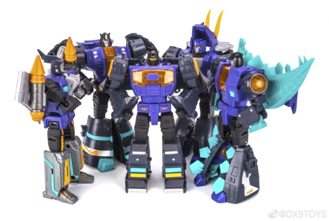 DX9 TOYS - WAR IN POCKET - Dino Set of 5 Black ver.