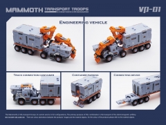 MechFansToys MFT Mech Fans Toys Mechanic Studio VP-01 VP01 Mammoth Truck