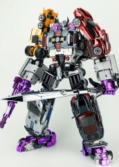 TRANSFORMMISSION - TFM - HAVOC - CAR COMBINER SET OF 5 CHROME VER.