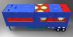 X-TRANSBOTS MX-12B TRAILER FOR GRAVESONE G2 VERSION