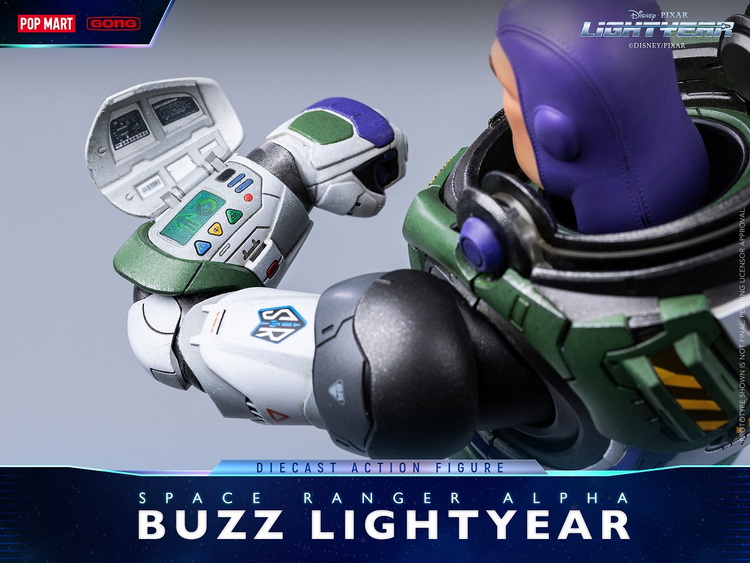 GONG & POP MART G-METAL BUZZ LIGHTYEAR w/ LED,New arrival