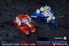 DR.WU SWORD DANCER SLAMDANCE DW-E07 TRAVELE PLANE RAINDANCE & DW-E08 PATRIO TANK GRANDSLAM SET OF 2