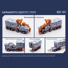 MECHFANSTOYS MFT MECHANIC STUDIO VP-01 VP01 MAMMOTH TRUCK 2023 REISSUE