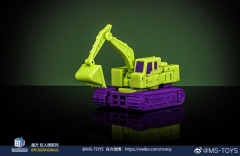 [Pre-order] MAGIC SQUARE MS-B41A EXCAVATOR SCAVENGER & MS-B42A BULLDOZER BONECRUSHER SET OF 2